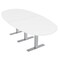 Skutchi Designs 45 in W, 96 in L, 29 in H, Engineered Wood Top, White HAR-BOVL-46X92-T-XD09 - alternate 1
